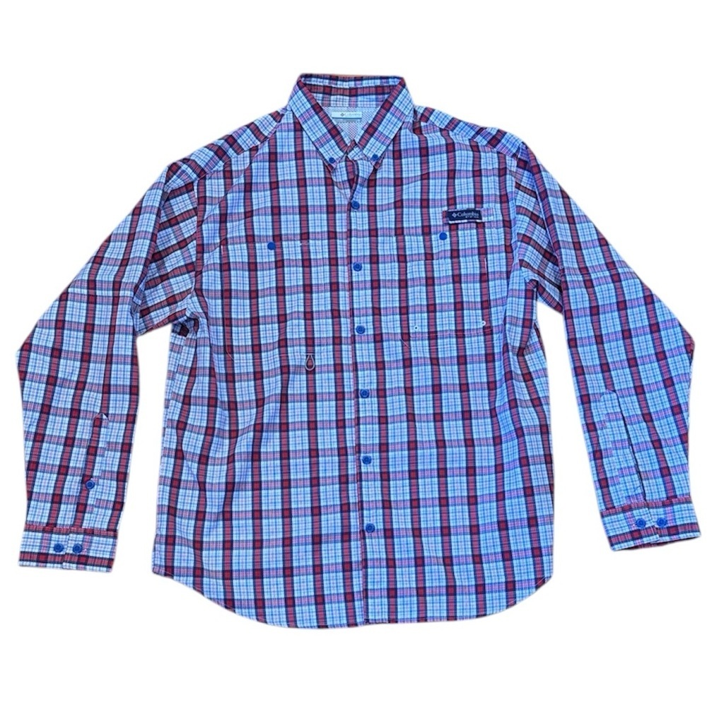 Columbia PFG button down shirt
